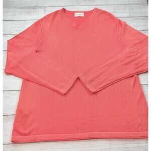 Tommy Bahama Womens South Shore V-Neck Reversible Pullover Long Sleeve Size XXL?